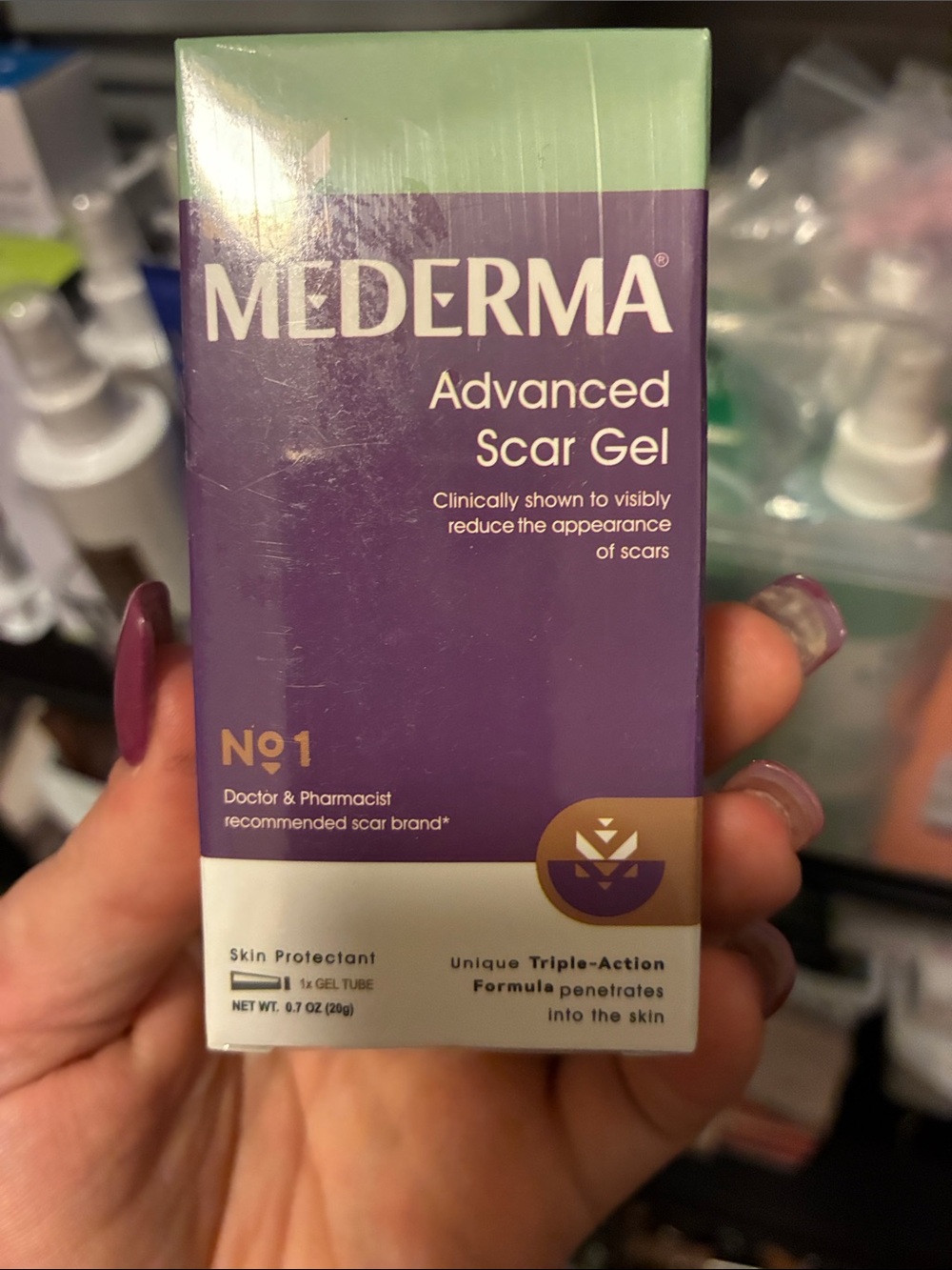 Mederma Advanced Scar Gel - Purple